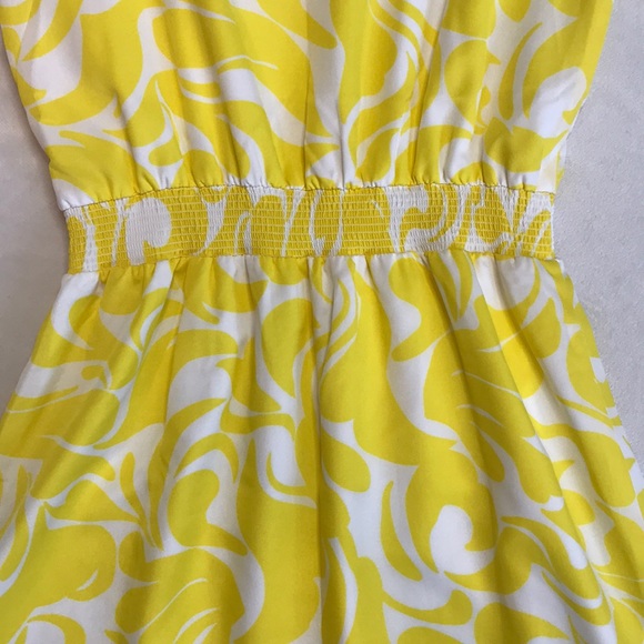 Ann Taylor Yellow and White Printed Maxi Dress - Picture 2 of 8